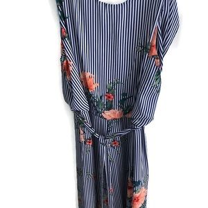 BLUE & WHITE STRIPED JUMPER